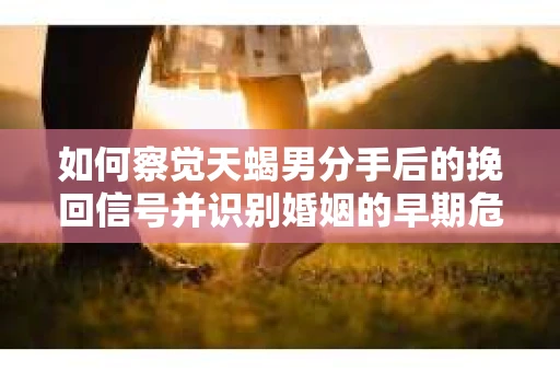 如何察觉天蝎男分手后的挽回信号并识别婚姻的早期危机?怎么办? 如何察觉天蝎男分手后的挽回信号并识别婚姻的早期危机?怎么办?