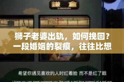 狮子老婆出轨，如何挽回？一段婚姻的裂痕，往往比想象中更难以修复。但面对这样的困境，我们仍可以尝试寻找解决问题的方法。以下，我将结合实际情况，分享一些关于如何挽回狮子老婆出轨的心得。