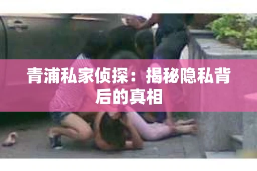 青浦私家侦探：揭秘隐私背后的真相