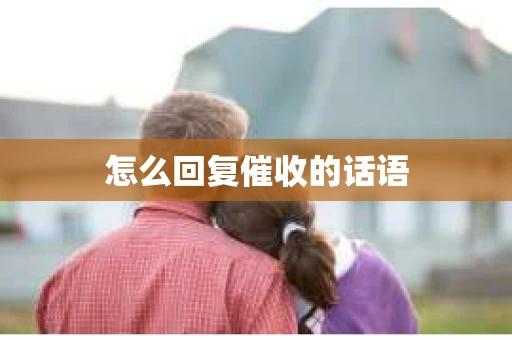 怎么回复催收的话语