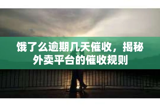 饿了么逾期几天催收，揭秘外卖平台的催收规则