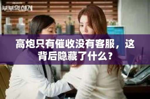 高炮只有催收没有客服，这背后隐藏了什么？