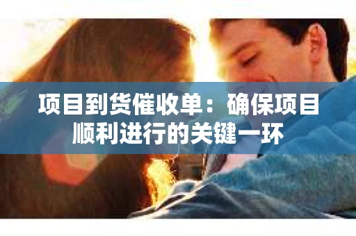项目到货催收单:确保项目顺利进行的关键一环 项目到货催收单:确保项目顺利进行的关键一环