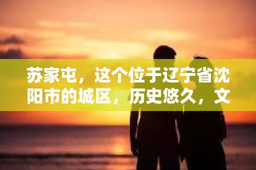 苏家屯,这个位于辽宁省沈阳市的城区,历史悠久,文化底蕴深厚。近年来,随着社会的发展,人们对于私家侦探的需求也逐渐增加。那么,苏家屯有私家侦探吗?今天,我们就来聊聊这个话题。 苏家屯,这个位于辽宁省沈阳市的城区,历史悠久,文化底蕴深厚。近年来,随着社会的发展,人们对于私家侦探的需求也逐渐增加。那么,苏家屯有私家侦探吗?今天,我们就来聊聊这个话题。