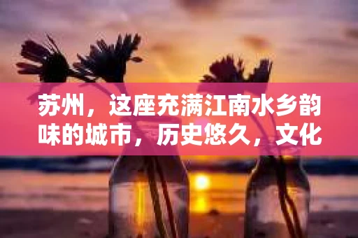 苏州，这座充满江南水乡韵味的城市，历史悠久，文化底蕴深厚。在这样一个充满故事的地方，私家侦探公司自然也不少。那么，苏州哪有私家侦探公司呢？今天，我就来给大家盘点一下。