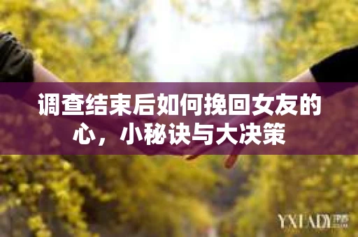 调查结束后如何挽回女友的心，小秘诀与大决策