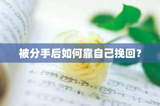 被分手后如何靠自己挽回？
