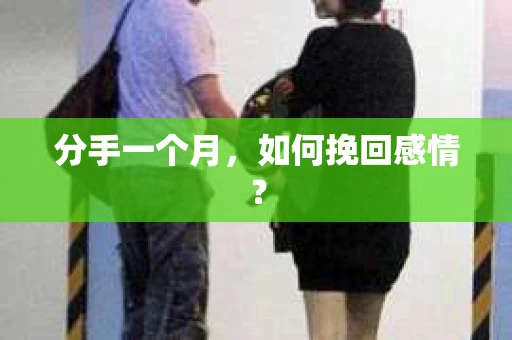分手一个月，如何挽回感情？