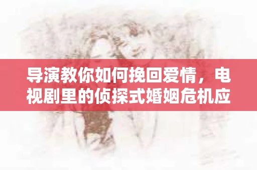 导演教你如何挽回爱情,电视剧里的侦探式婚姻危机应对法 导演教你如何挽回爱情,电视剧里的侦探式婚姻危机应对法