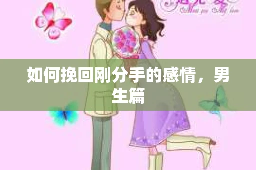 如何挽回刚分手的感情，男生篇