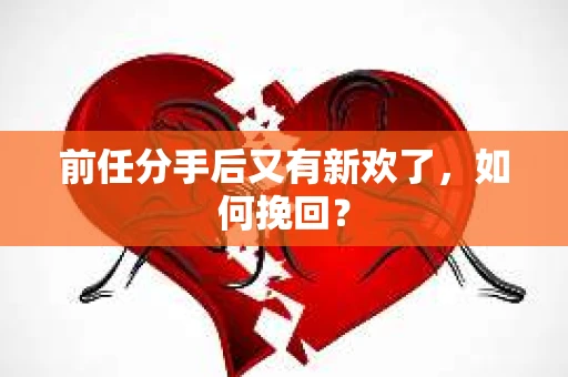 前任分手后又有新欢了,如何挽回? 前任分手后又有新欢了,如何挽回?