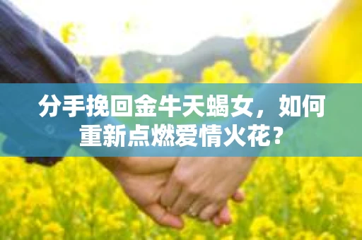 分手挽回金牛天蝎女，如何重新点燃爱情火花？